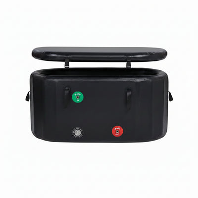 Oval Portable Inflatable Ice Bath Tub with Insulated Lid