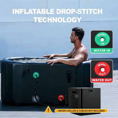 Inflatable Portable Ice Bath Tub, Cold Plunges and Adult Bathing — product view 2